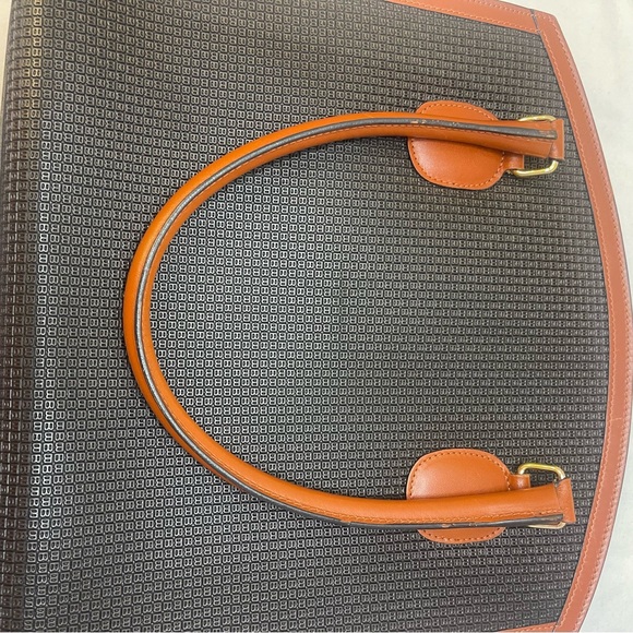 Bally Signature Leather Brown and Black Handbag Made In Italy Unbranded Dust Bag - Picture 7 of 16